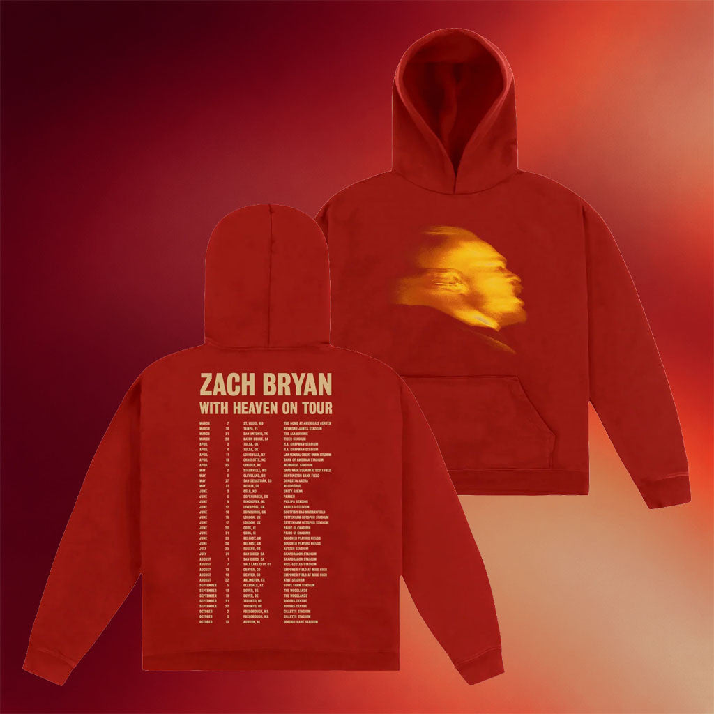 Zach Bryan With Heaven On Tour Merch 2026 With Heaven On Top Tour Hoodie Gifts For Music Lovers