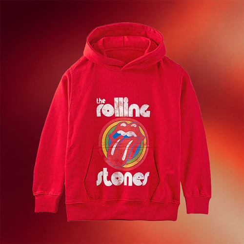 The Rolling Stones Merch Stones Red Retro Hoodie Gifts For Rock Music Lovers