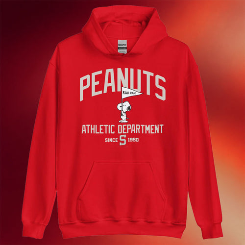 Peanuts Merch Peanuts Athletic Department Snoopy Hoodie Birthday Gifts For Son