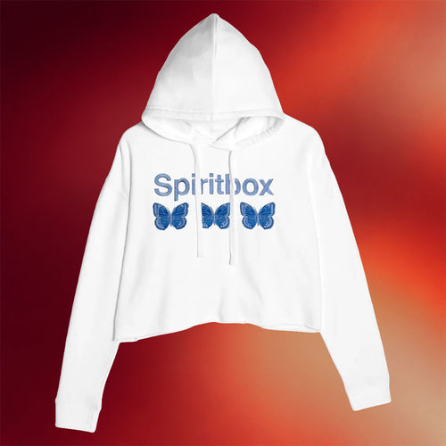 Spiritbox Merch 2026 Butterfly Cropped Hoodie Spiritbox Apparel Gifts For Girlfriend