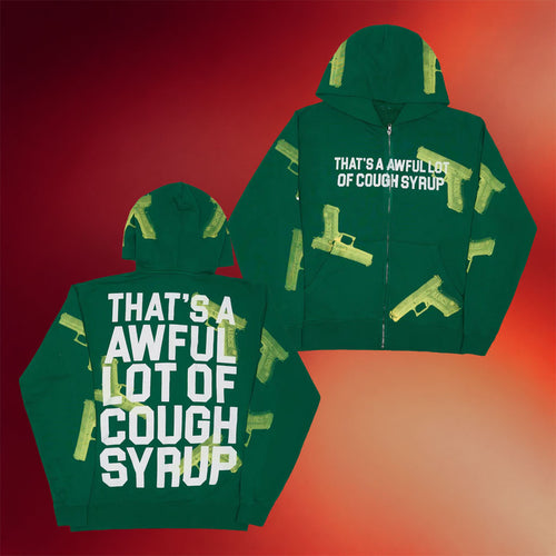That's A Awful Lot Of Cough Syrup Merch 2026 Glocc Zip Hoodie Present For Brothers