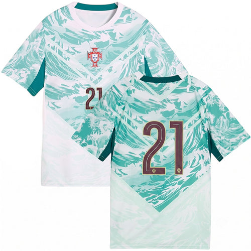 Portugal World Cup 2026 Merch #21 Portugal Away Jersey Diogo Jota Memorial Merch Gift For Fans