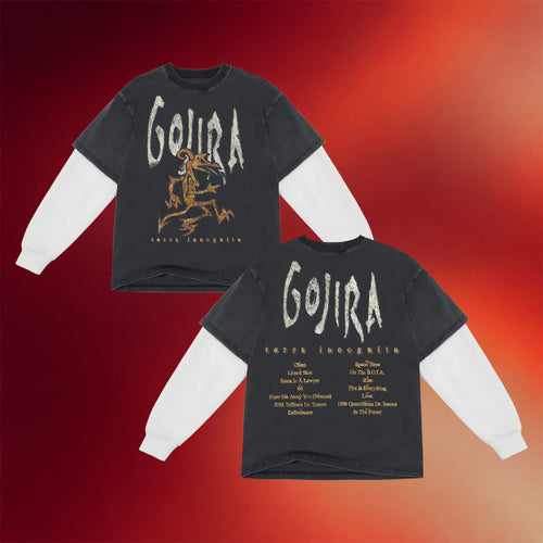Gojira Merch 2026 Terra Incognita XXV Twofer Long Sleeve Shirt Gift For Music Lovers