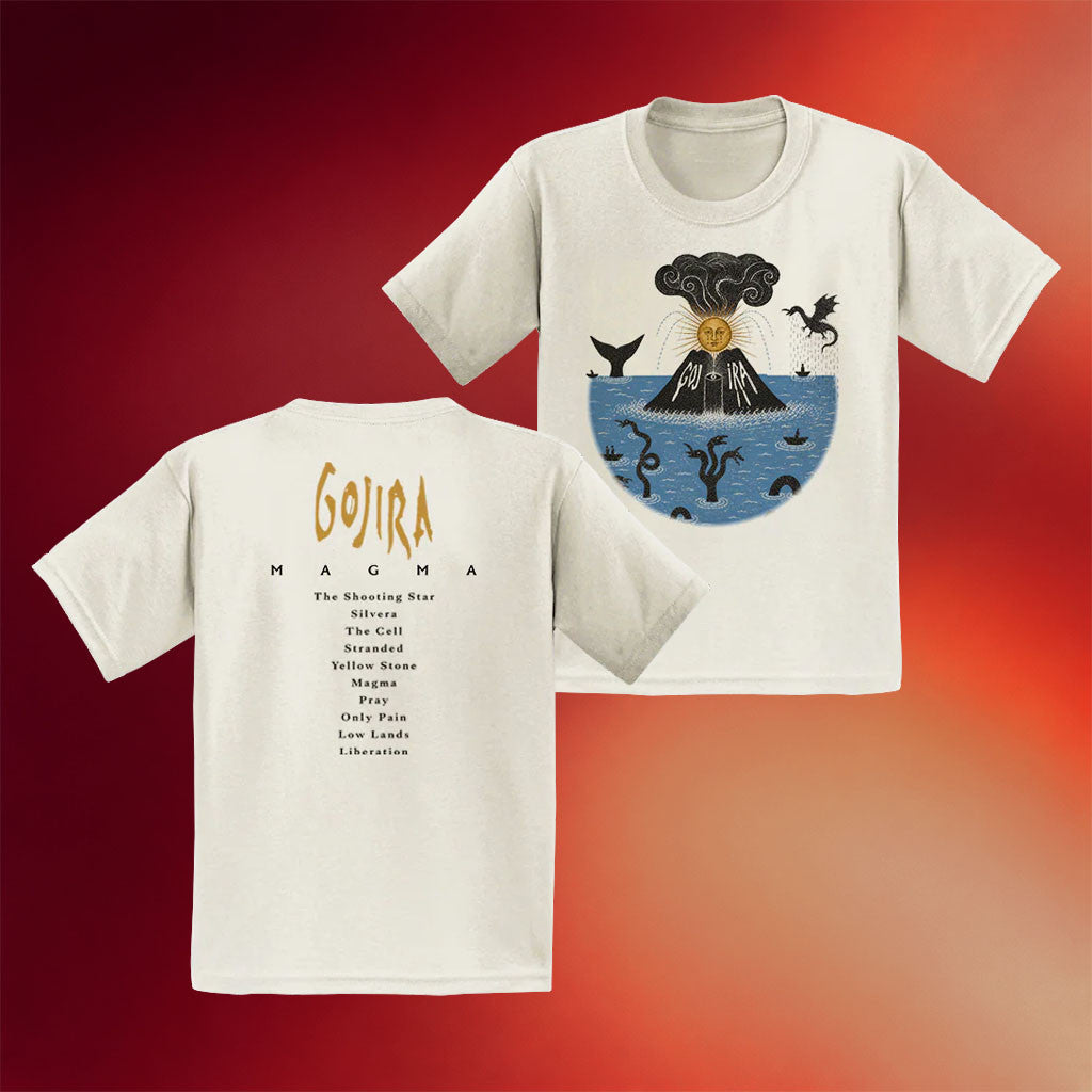 Gojira Merch 2026 Magma Monsters T-Shirt Gojira Magma Shirt Present For Band Fans