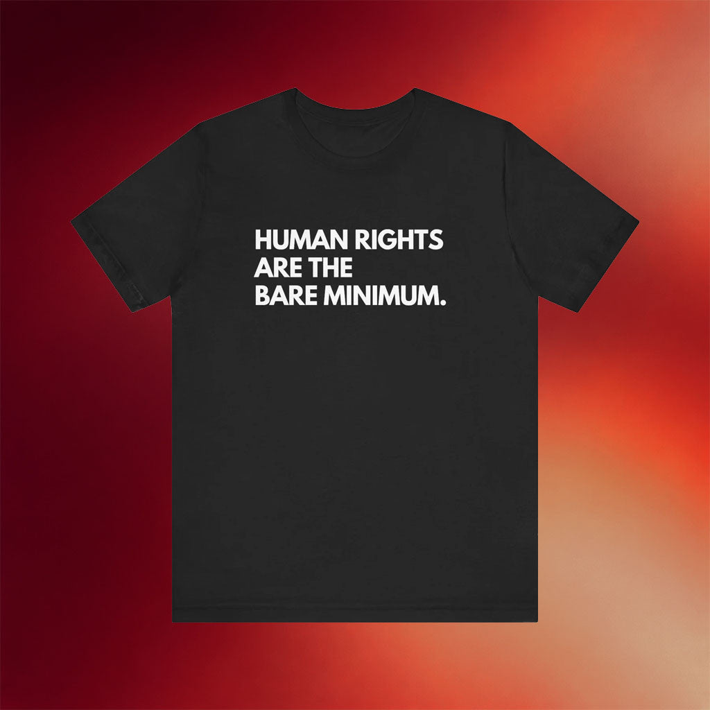 Mahogany Mommies Merch 2026 Human Rights Are the Bare MINIMUM T-Shirt Political Gifts