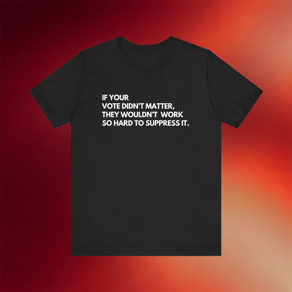 Mahogany Mommies Merch 2026 Suppress Votes T-Shirt Voting Rights Shirt Gift For Political