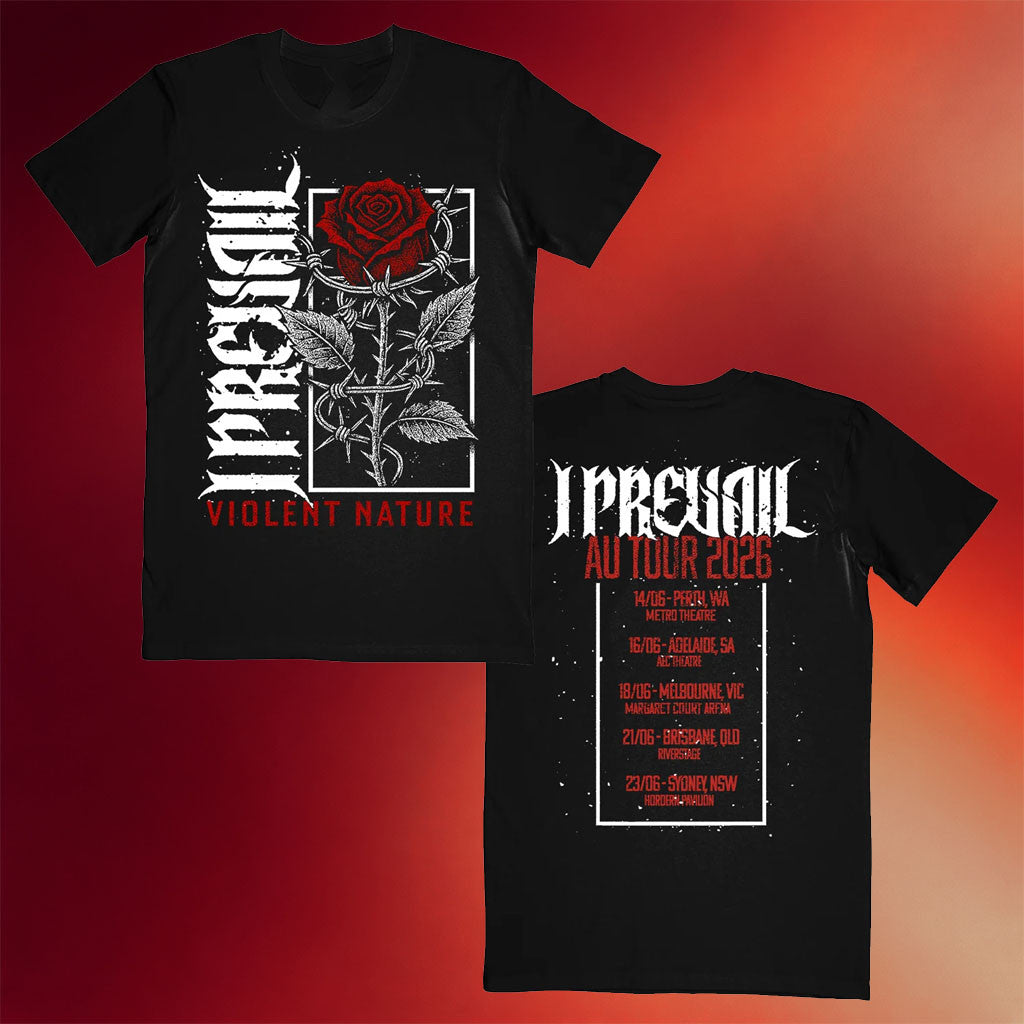 Artist First Merch I Prevail AU Tour 2026 T-Shirt I Prevail Merch Gift For Rock Band Fans