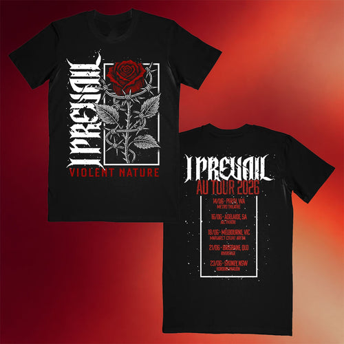 Artist First Merch I Prevail AU Tour 2026 T-Shirt I Prevail Merch Gift For Rock Band Fans