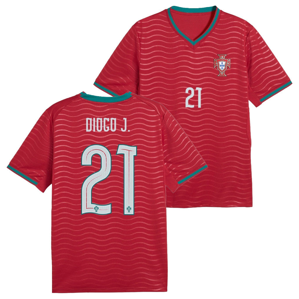 Portugal World Cup 2026 Merch #21 Portugal Home Jersey RIP Diogo Jota Memorial Merch Fan Gifts