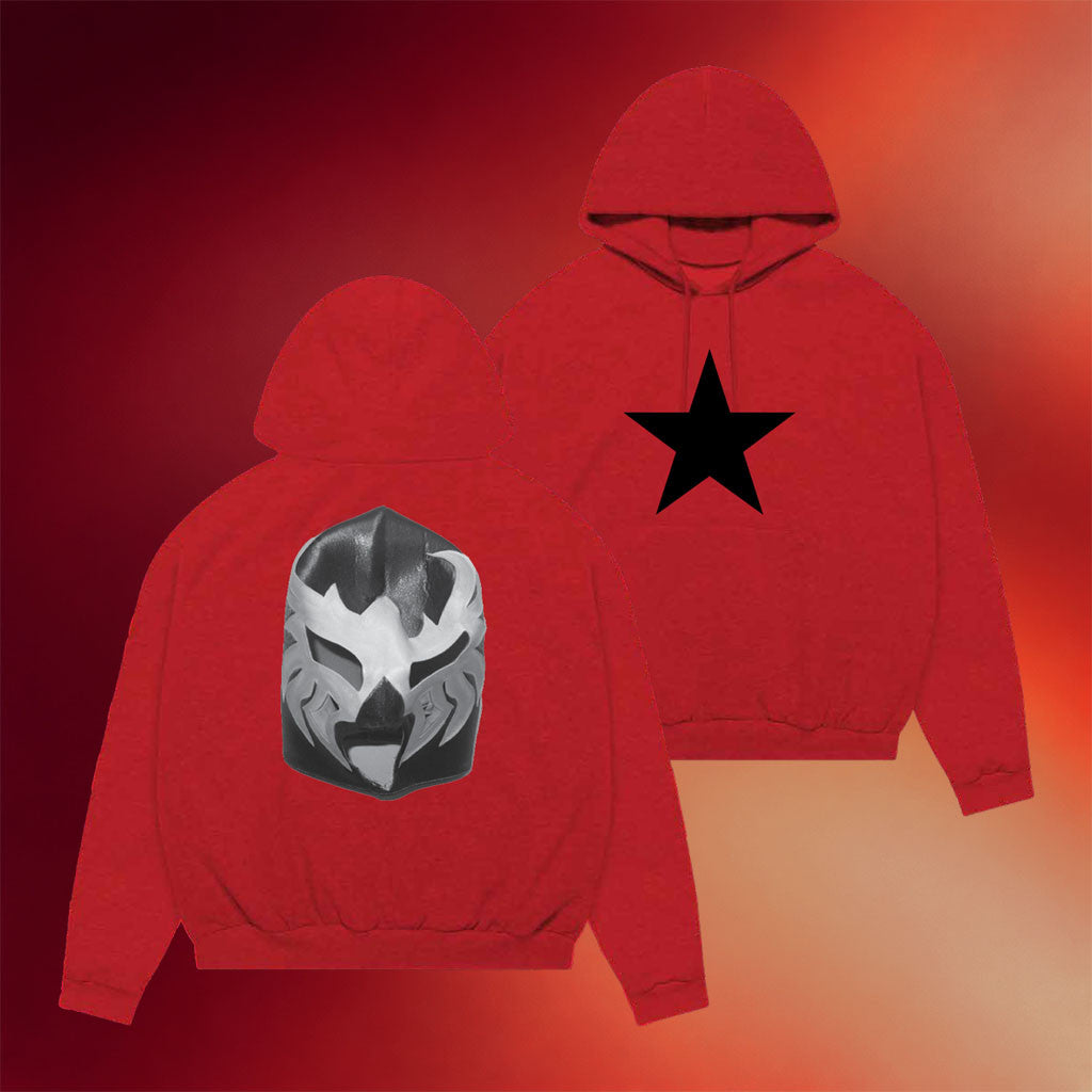 Kanye West Merch 2026 Bully Mask Hoodie Red Present For Hip Hop Lovers