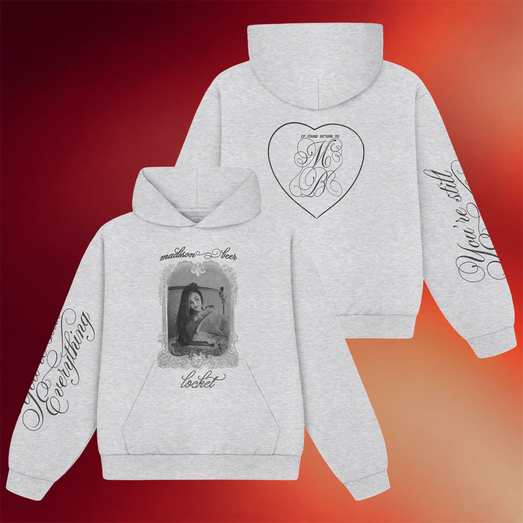 Madison Beer Merch 2026 Locket Script Hoodie Madison Beer Hoodie Presents For Music Lovers