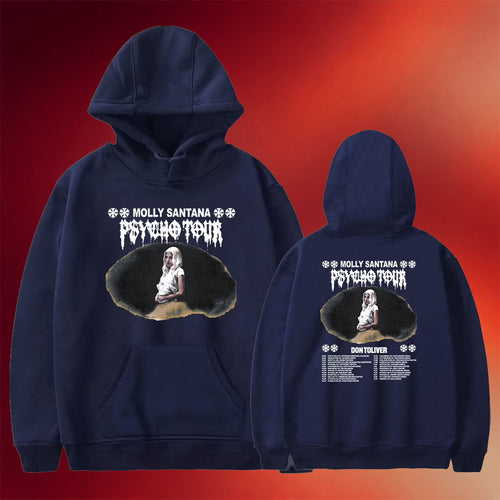 Molly Santana Merch Psycho Tour Hoodie Rap Lover Gift For Him