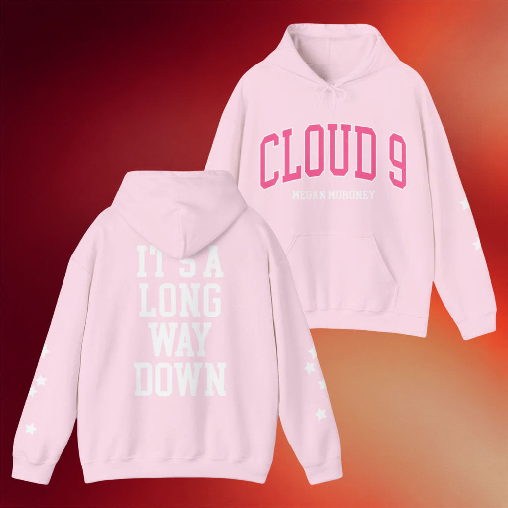 Megan Moroney Merch 2026 Cloud 9 Hoodie It's A Long Way Down Hoodie Present For Sisters
