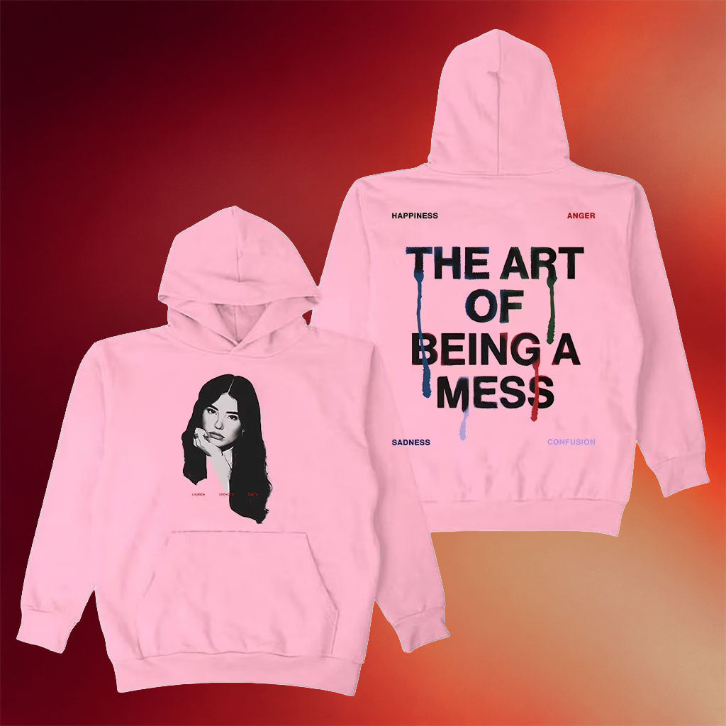 Lauren Spencer Smith Merch 2026 The Art Of Being A Mess Photo Hoodie Presents For Music Lovers