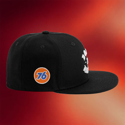 Born X Raised Merch 2026 Born X Raised 76 Rocker Snapback Hat Embroidered Black Gift For Him