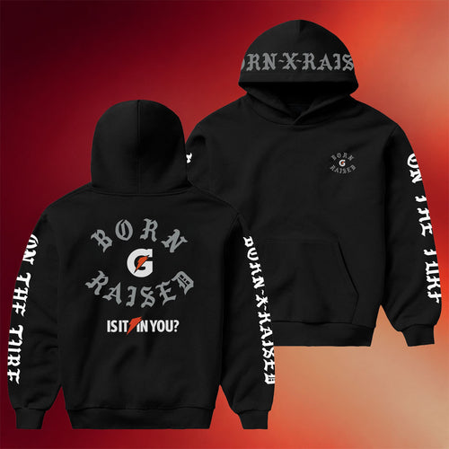 Born X Raised Merch 2026 Gatorade Rocker Hoodie Black Gifts For My Husband