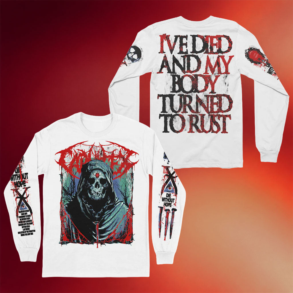 Indiemerch Merch 2026 Carnifex Rust Long Sleeve Shirt Carnifex Band Merch Gift For Music Fans