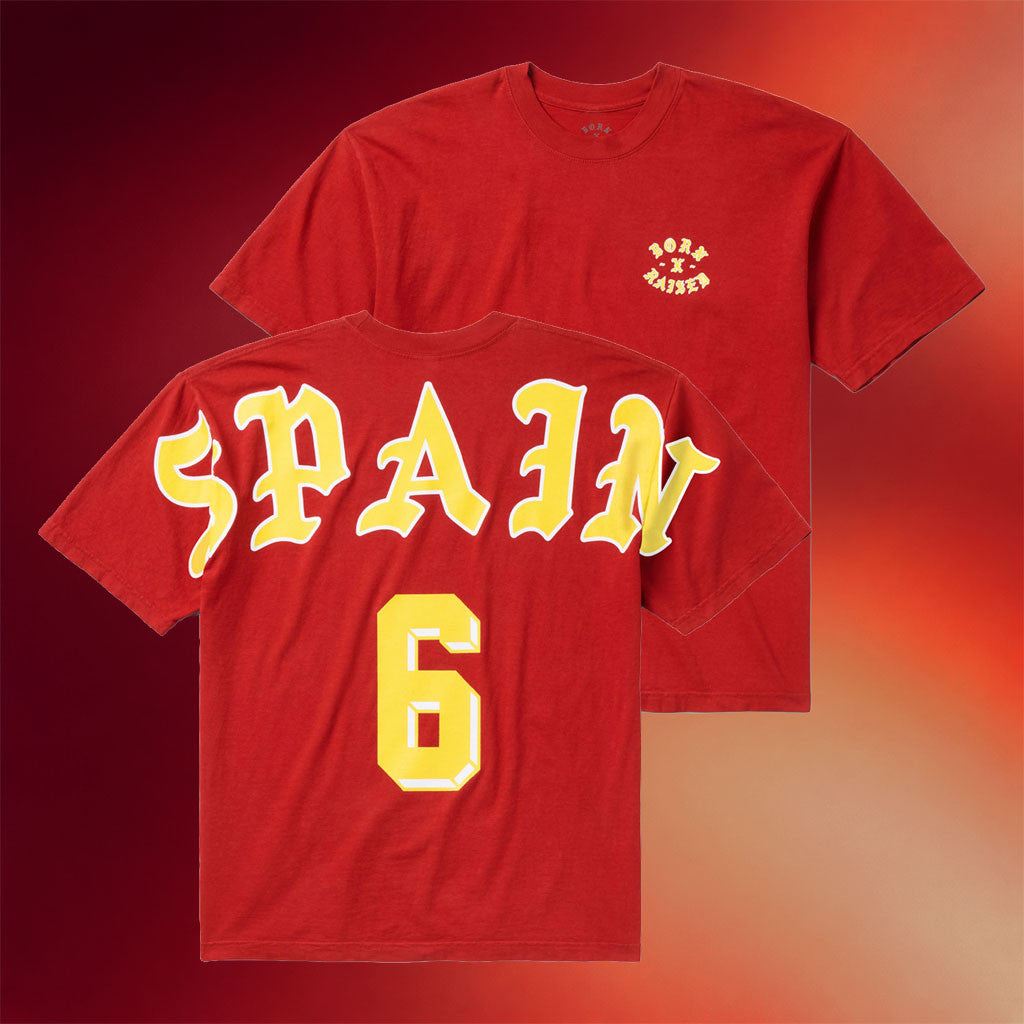Born X Raised Merch 2026 Spain Eyebuster T-Shirt No 6 Shirt Spain World Cup Merch Gift For Fan