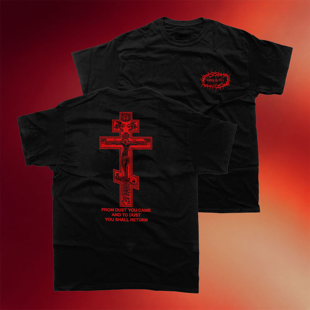 Carry The Fire Merch 2026 Cross T-Shirt Christian Shirt Gift For Jesus Lovers