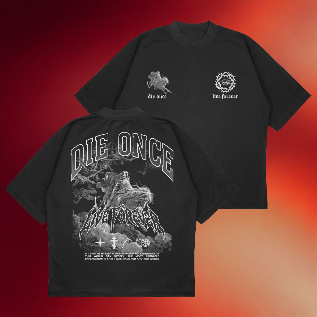 Carry The Fire Merch 2026 Pale Horse T-Shirt Die Once Live Forever Shirt Present For Brothers