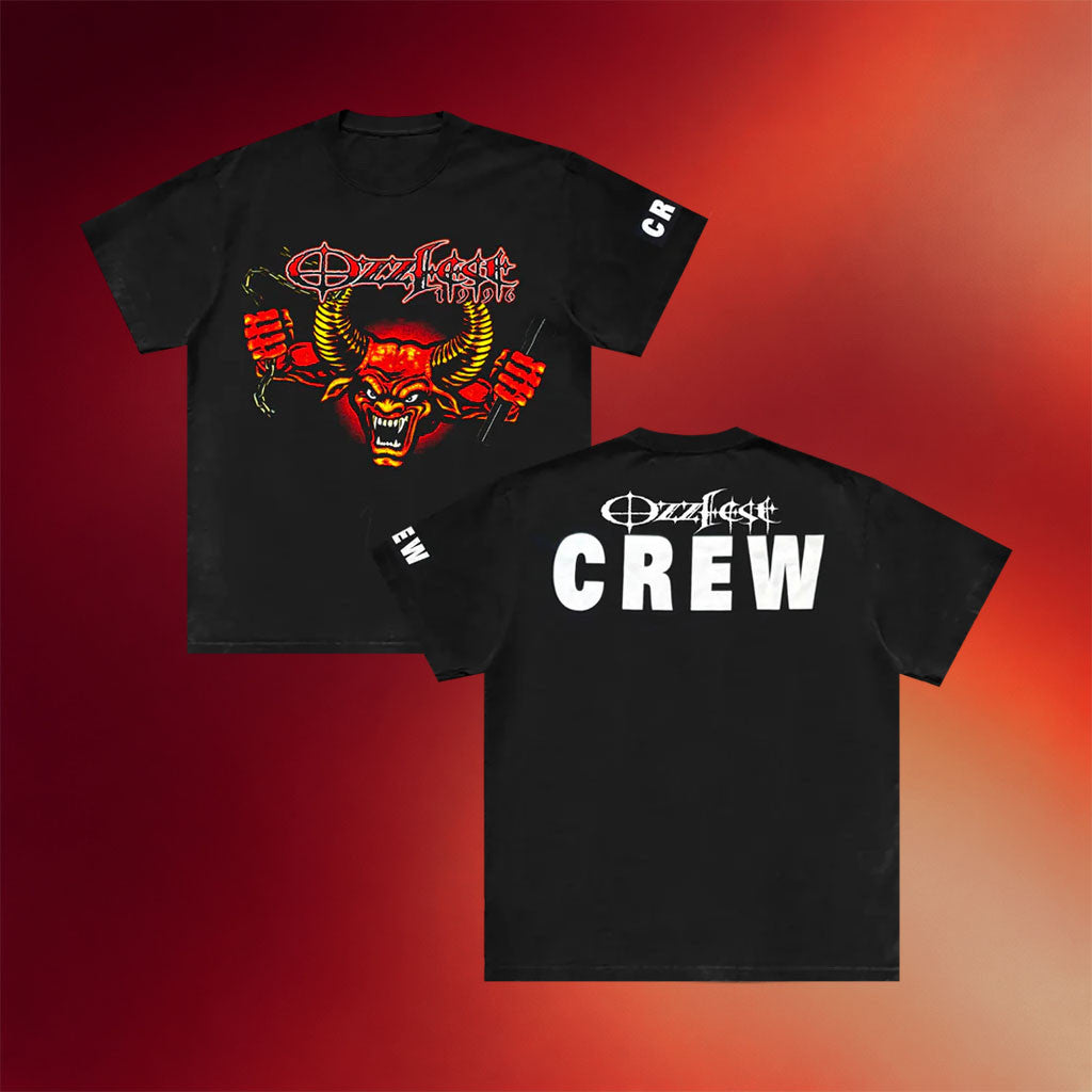 Ozzy Osbourne Merch 2026 Ozzfest Crew T-Shirt Ozzy Osbourne Shirt Gift For Music Fans