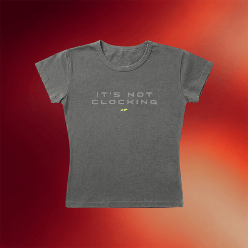 Skylrk Justin Bieber Merch 2026 It's Not Clocking Baby Tee Justin Bieber Shirt Gifts For Sister