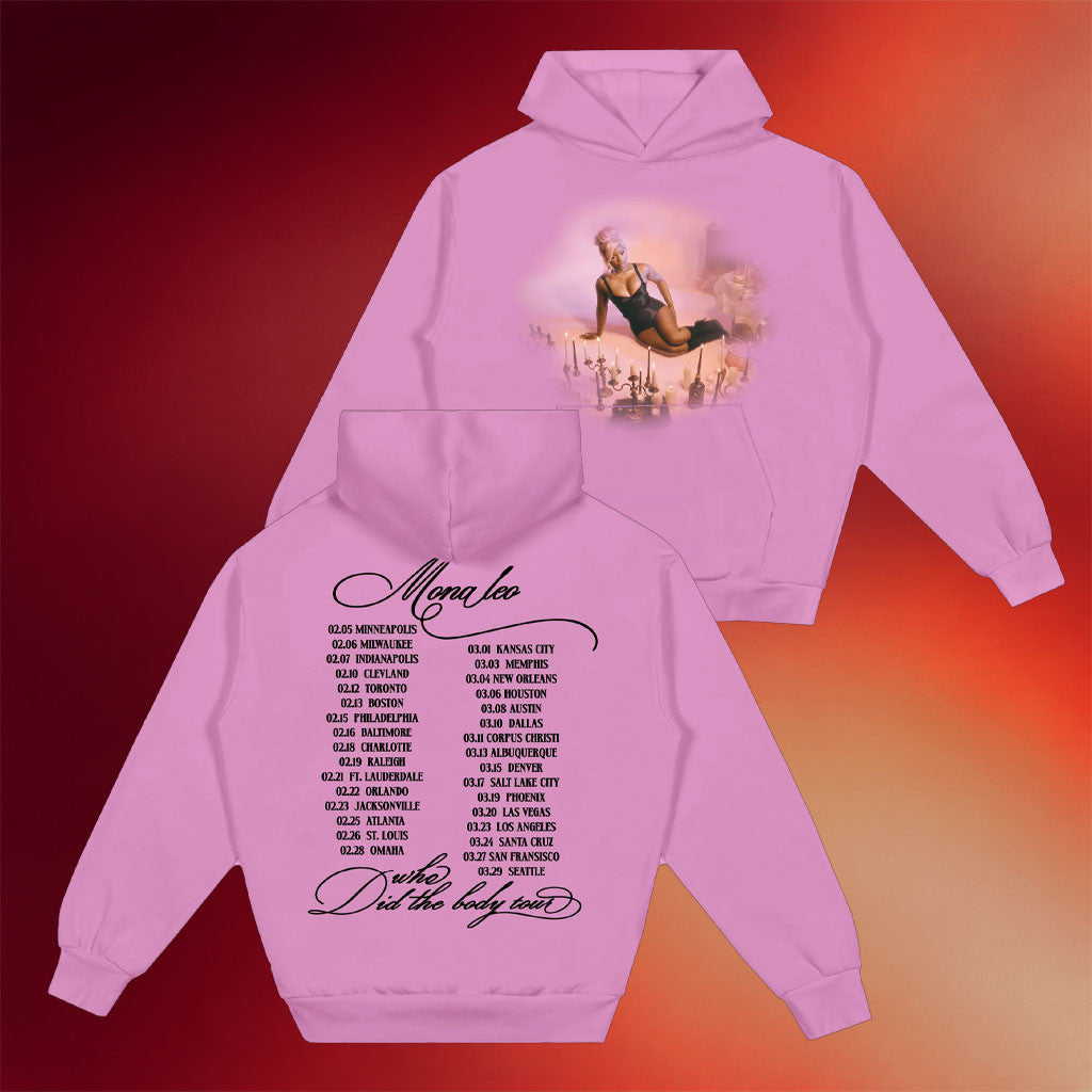 Monaleo Merch 2026 Monaleo Pink Hoodie Monaleo Apparel Gifts For Rapper Fans