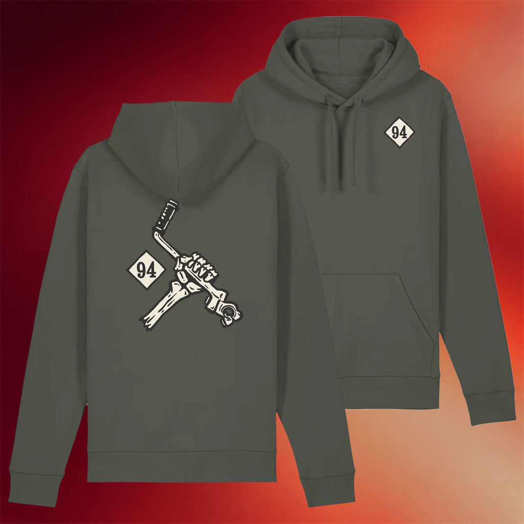 Ken Roczen Merch 94 Kickstart Bones Hoodie Ken Roczen Hoodie Motorcycle Racer Fan Gifts Men's