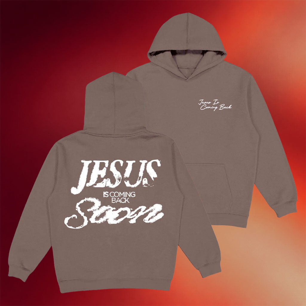 Josiah Queen Merch 2026 Jesus Is Coming Back Soon Hoodie Christian Gift Ideas