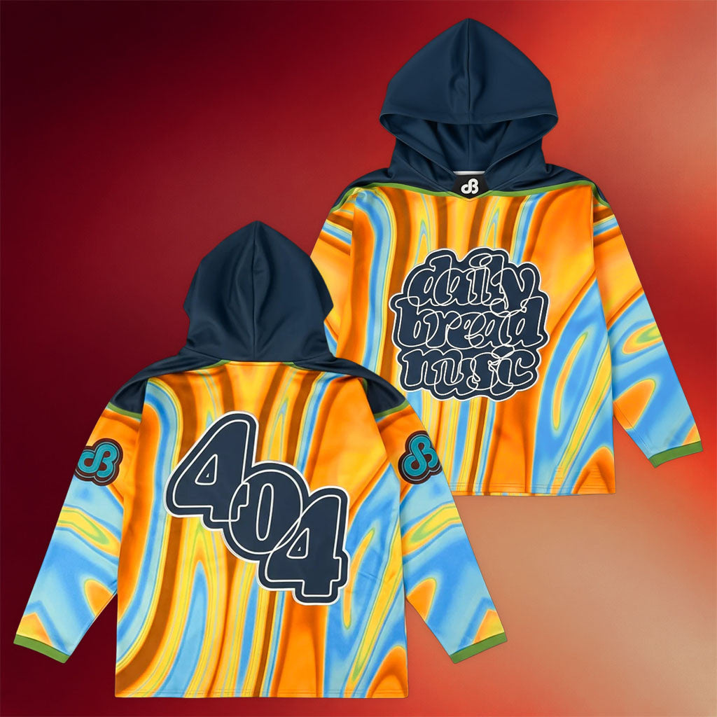 Daily Bread Merch 404 Oil Spill Spaghetti Hockey Hoodie Daily Bread Music Hoodie Gifts For BFF