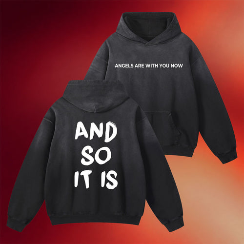 Kyle Gray Merch 2026 Angels Are With You Now Hoodie And So It Is Hoodie Fan Clothing Gifts