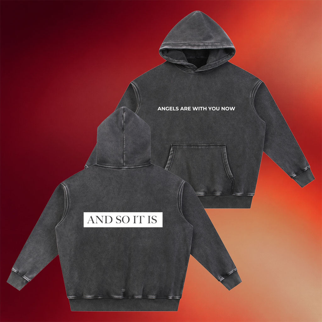Kyle Gray Merch 2026 Angels Are With You Now Hoodie And So It Is Hoodie Gifts For Friends
