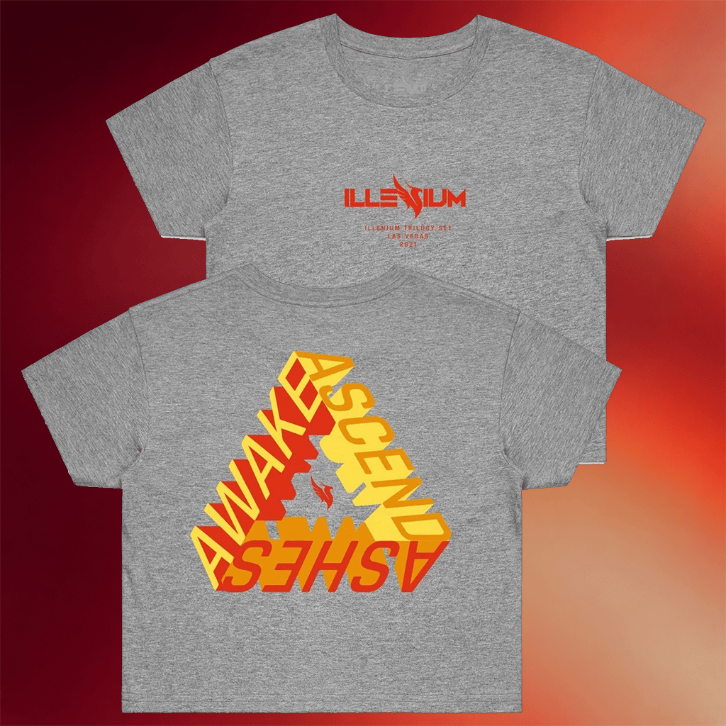 Illenium Merch Event Cropped T-Shirt Awake Ascend Ashes Shirt Gifts For Sister