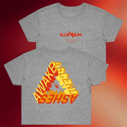 Illenium Merch Event Cropped T-Shirt Awake Ascend Ashes Shirt Gifts For Sister