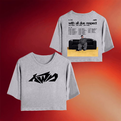 Kwn Merch Kwn 2026 Live Show Cropped Shirt With All Due Respect Shirt Gifts For Music Fans