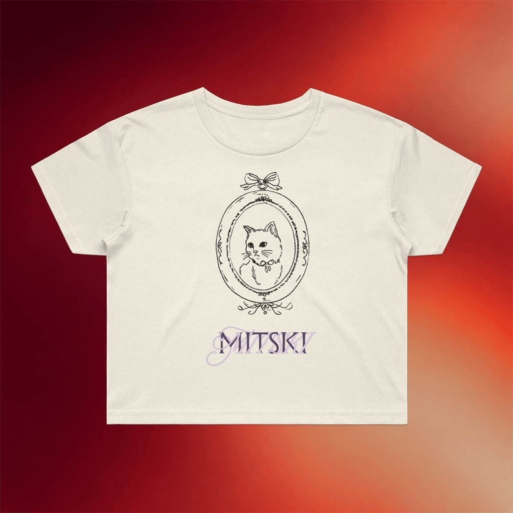 Mitski Merch Kitty Cropped T-Shirt Mitski Shirt Gift Ideas For Daughter