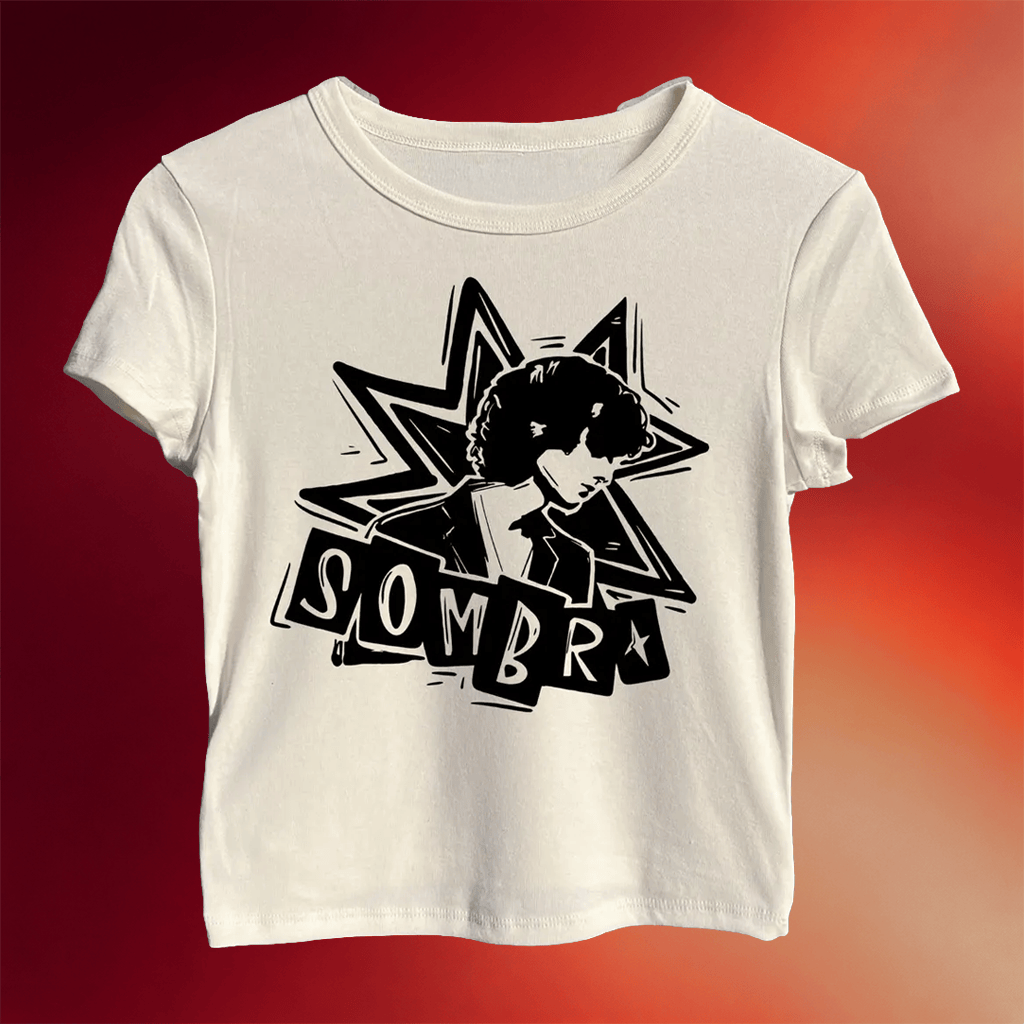 Sombr Merch Sombr Undressed Inspired Graphic Cropped T-Shirt Undressed Back To Friends Shirt