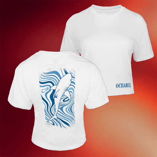 Ocearch Merch 2026 Wave Cropped T-Shirt Gift Ideas For Girlfriend