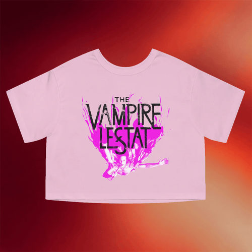 AMC Merch 2026 The Vampire Lestat Crowd Fire Champion Cropped T-Shirt Gifts For Her