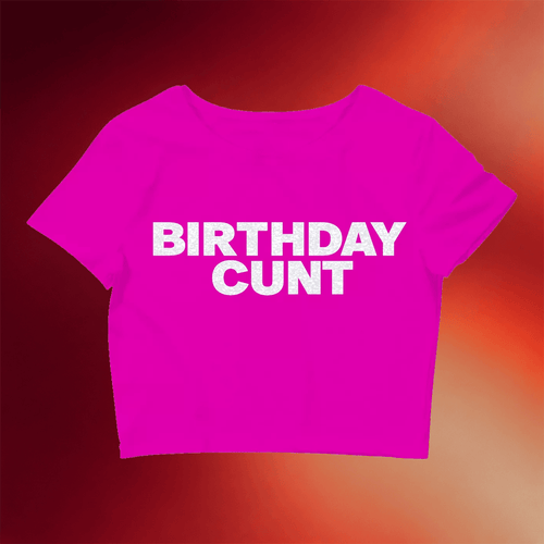 Kayla Malec Merch 2026 Kayla Malecc Birthday Cunt Cropped T-Shirt Gifts For Her
