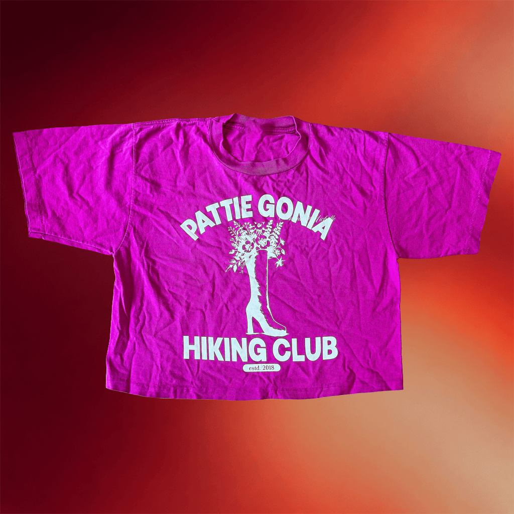 Pattie Gonia Merch Pattie Gonia Hiking Club Cropped T-Shirt Birthday Gifts For Her