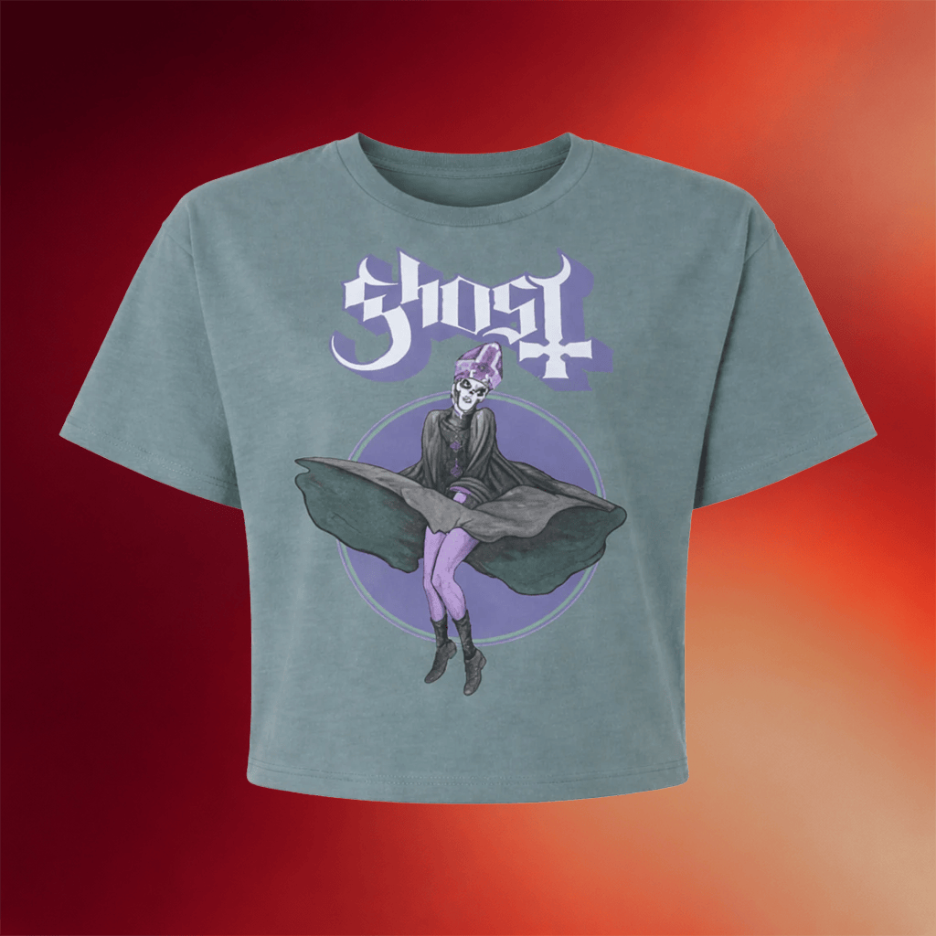 Ghost Merch 2026 Pastel Possession Cropped T-Shirt Ghost Band Merch Gifts For Rock Lovers
