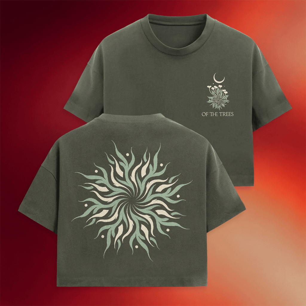 Of The Trees Merch 2026 Of The Trees Band Cropped Shirt Music Lover Gifts For Her