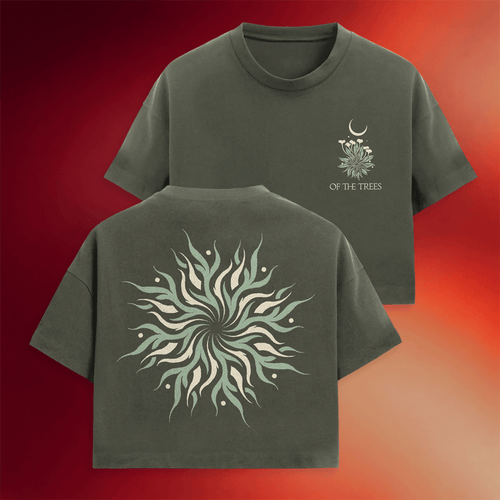 Of The Trees Merch 2026 Of The Trees Band Cropped Shirt Music Lover Gifts For Her