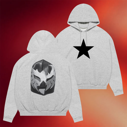 Ye Bully Merch 2026 Mask Gray Hoodie Kanye West Tour 2026 Merch Gift For Brothers