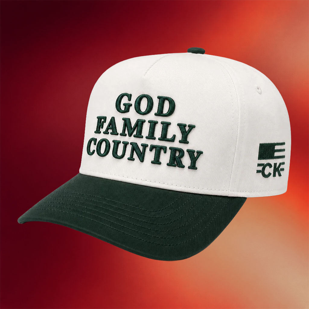 Charlie Kirk Merch 2026 God Family Country Embroidered Hat CK Hat Best Gift For Supporters