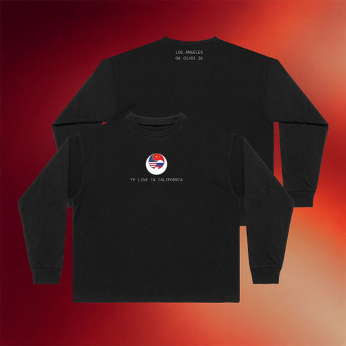 Ye Bully Merch Kanye West Live In California Flag Long Sleeve Shirt Kanye Merch 2026