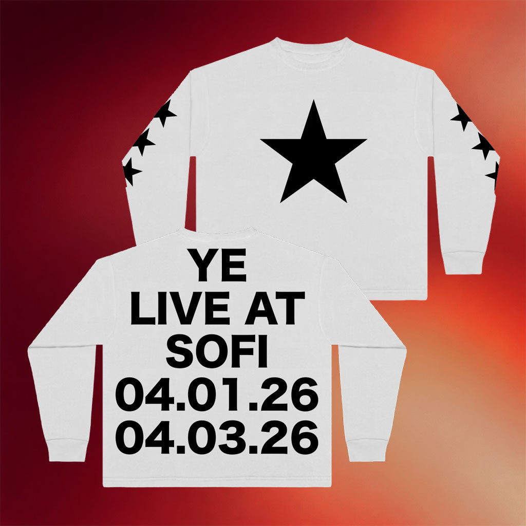 Ye Bully Merch Kanye West Live At Sofi Long Sleeve Shirt Kanye West Shirt Merch 2026