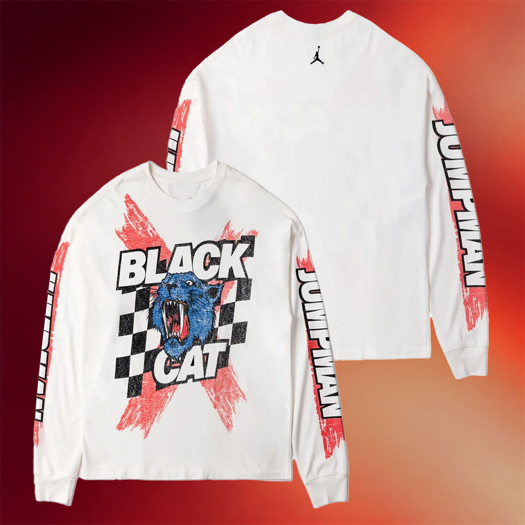 Bodega Merch M J Black Cat Long Sleeve T-Shirt Fan Apparel Birthday Ideas For Him