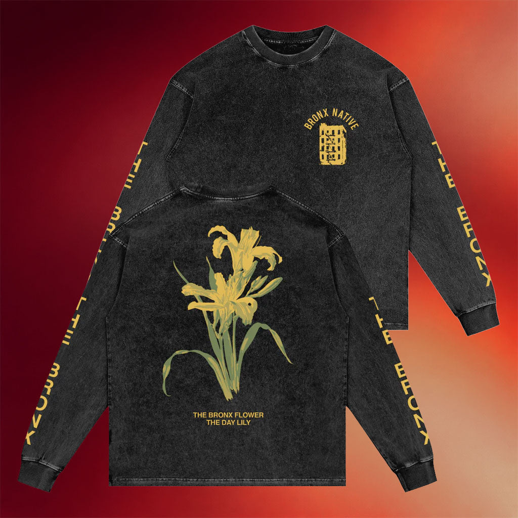 Bronx Native Merch 2026 The Bronx Flower Long Sleeve T-Shirt Gifts For Mother